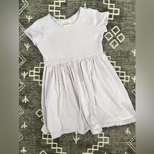 Hanna Andersson girls light purple spring dress size 6/7